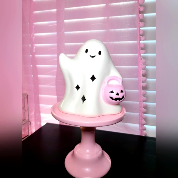 Light up ceramic ghost - Picture 4 of 10